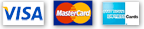 VISA * Mastercard * AmEx